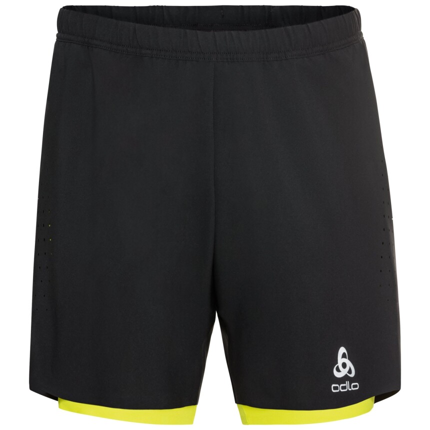 ODLO ZEROWEIGHT 5 INCH 2-in-1 Herren Laufshorts XL