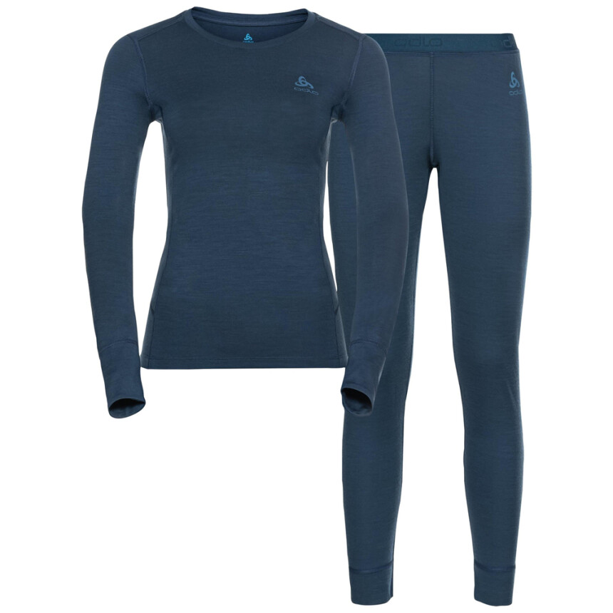 ODLO NATURAL 100% MERINO WARM Funktionswäscheset Damen M