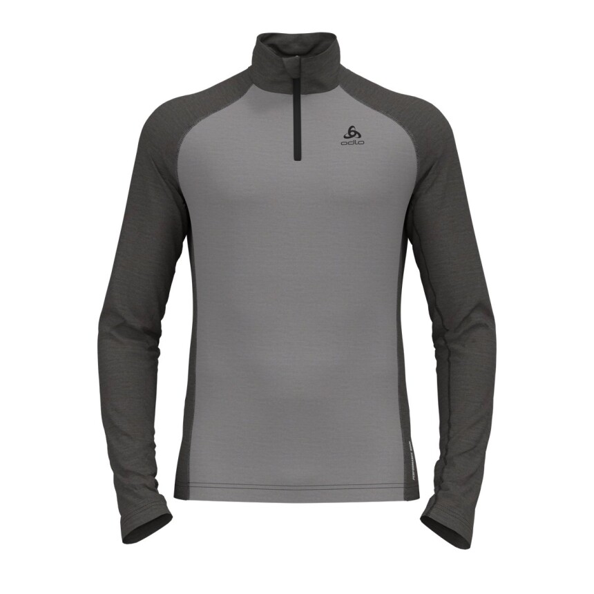 Odlo Herren Performance Wool 150 Base Layer mit Halbreissverschluss L