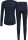 Odlo Herren Active Warm Base-Layer-Set, Langarmshirt und Hose, Marineblau