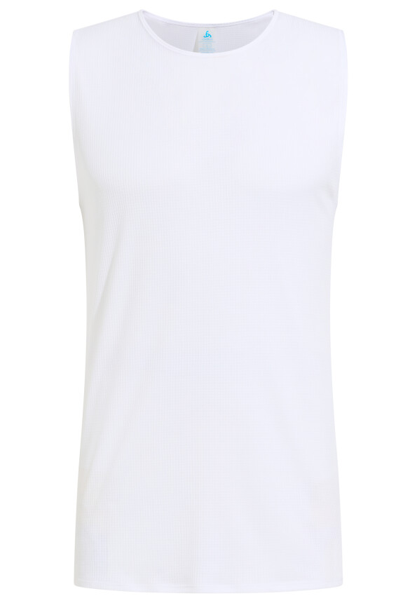 ODLO Active Light Herren Tanktop Baselayer Funktionsshirt ärmellos schnelltrocknend White 141522