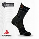 MOOSE NORDKAPP Fahrradsocken Merinowolle, Winter Radsocken, Silberfaser XL (44-45)