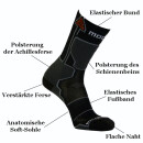 MOOSE NORDKAPP Fahrradsocken Merinowolle, Winter Radsocken, Silberfaser XL (44-45)