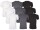 3er Pack T-Shirt LORD, Unterhemd, Kurzarm, Rundhals, Baumwolle und Elastan, Slimfit