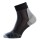 Odlo LIGHT QUARTER Socken, Laufsocken, Sneakersocken, schwarz-grau