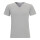 T-Shirt LORD V-Neck, Unterhemd V-Ausschnitt, Baumwolle und Elastan, Slimfit L hellgrau