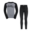 ODLO WARM ORIGINALS Herren Funktionswäsche Set, Grey...