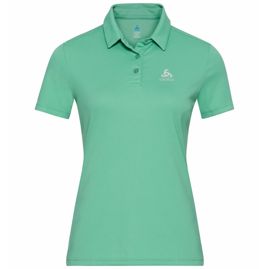 Odlo Cardada Damen kurzärmeliges Polohemd, Poloshirt, Polo Shirt S creme de menthe