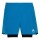 ODLO ZEROWEIGHT CERAMICOOL PRO 2-in-1-Shorts, Herren Laufhose, Sporthose blue aster