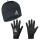 Odlo Polyknit Mütze und Stretchfleece Liner Warm Handschuhe S