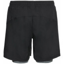 ODLO RUN EASY 7 INCH 2-in-1-Shorts, Herren Laufhose, Sporthose schwarz M